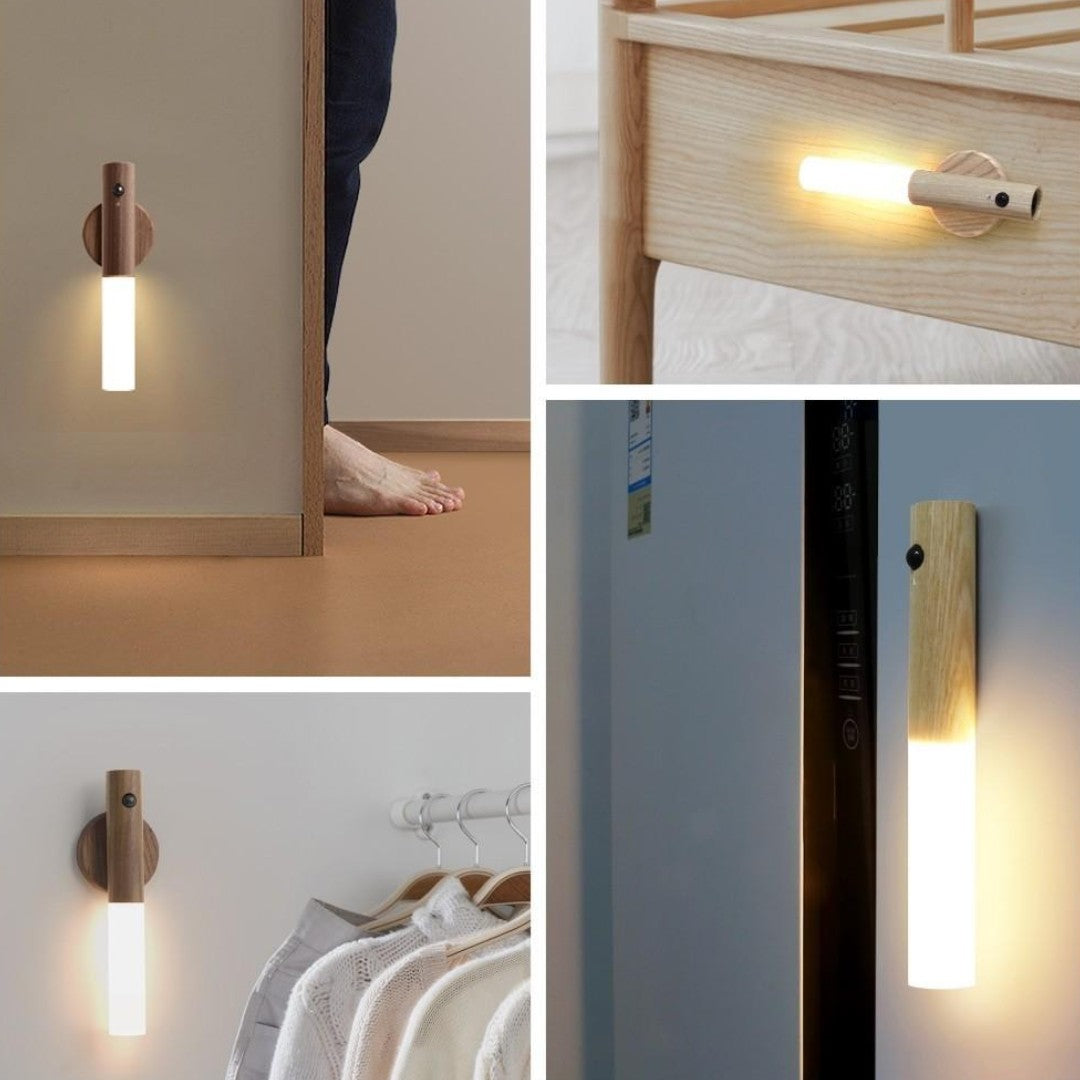 LumiSense Pro – Luminária LED Recarregável com Sensor de Movimento