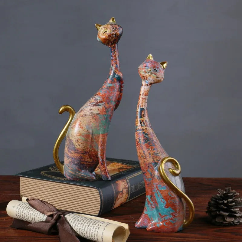 Escultura Gato Nórdico